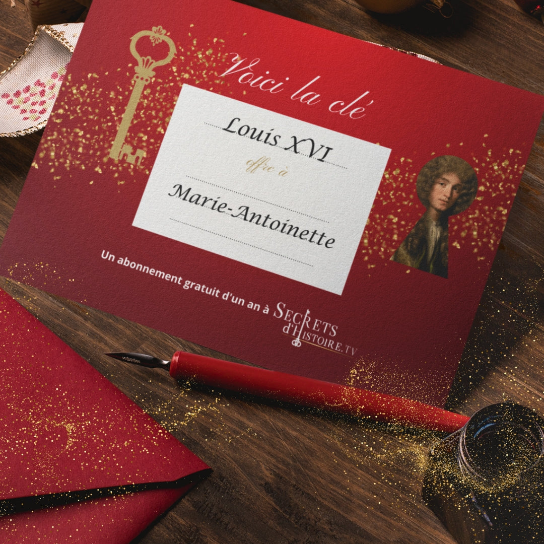 Carte cadeau - 1 an d'abonnement à Secrets d'Histoire TV
